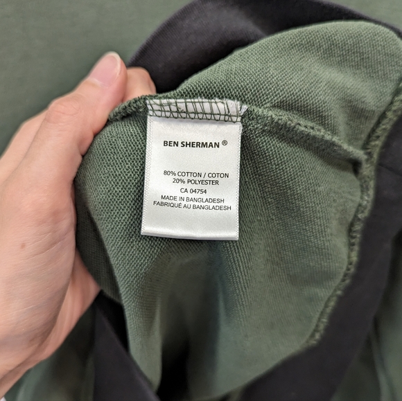 Ben Sherman Green Crewneck Sweatshirt - Picture 5 of 5